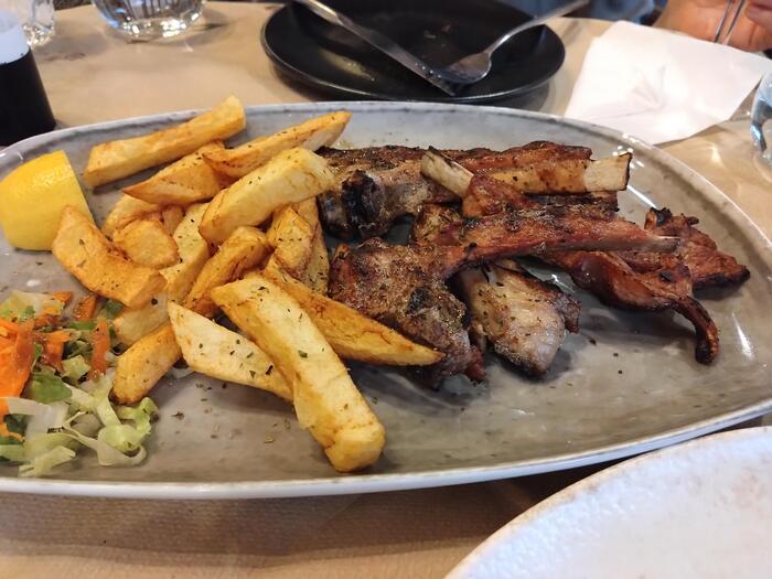 ギリシャに来て大ファンになったラムチョップ