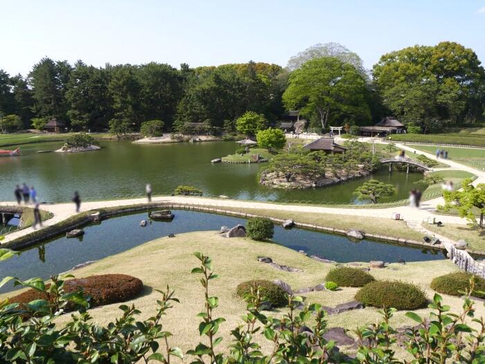 唯心山の頂上からの眺め
