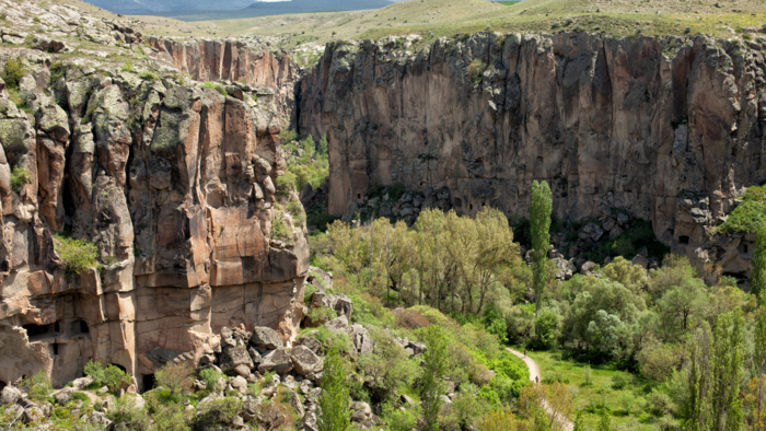 緑が美しいウフララ渓谷