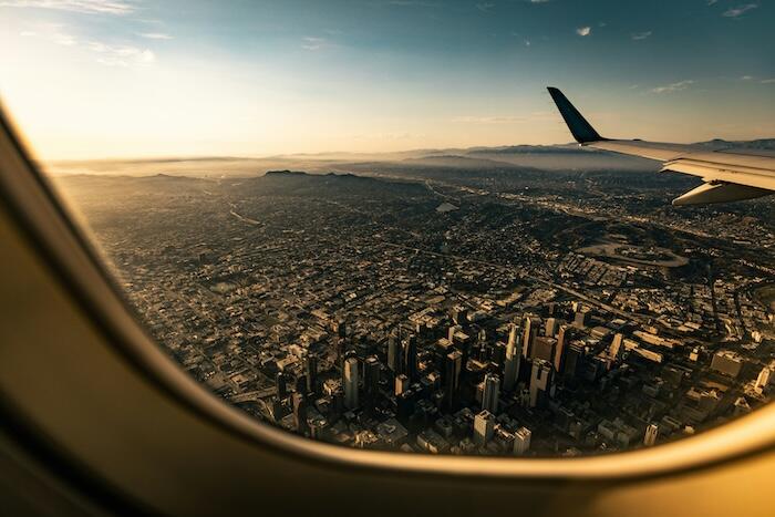 Daniel Lincoln 飛行機から見える景色