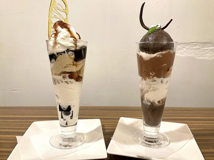 エスプレッソのパフェとチョコレートのパフェ.jpeg