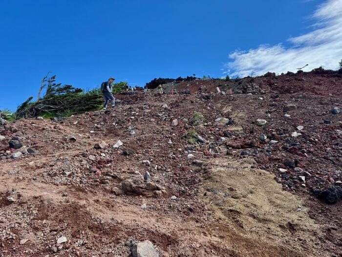 男体山　登山道