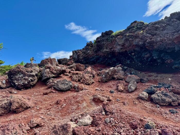男体山　登山道