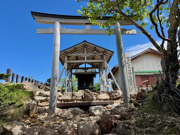 男体山　山頂　二荒山神社　奥宮