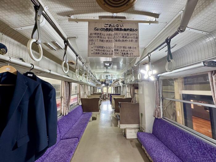 高千穂鉄道記念資料館　気動車　車内