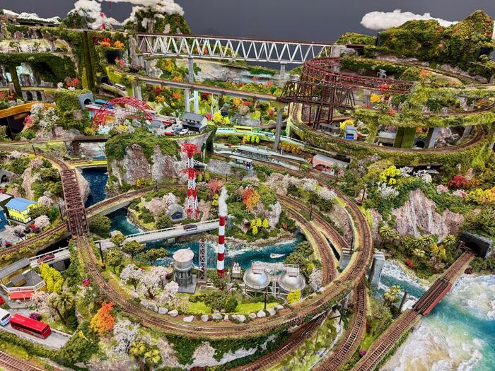 高千穂鉄道記念資料館　ジオラマ