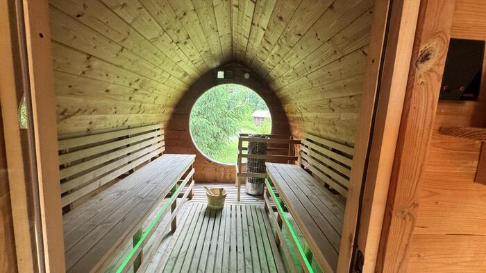 サウナやプールもあってリフレッシュできます