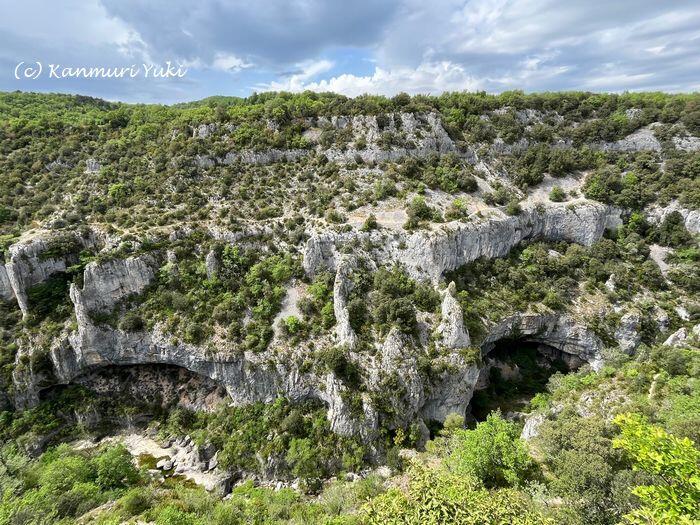 オップデット渓谷を望む展望ポイント