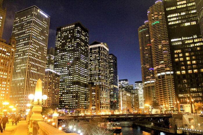 著者が最も長く住んだ町シカゴ　冬は長くて寒いため気分もふさぎ込みがちに