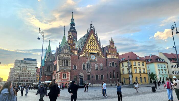 ヴロツワフの美しい旧市街