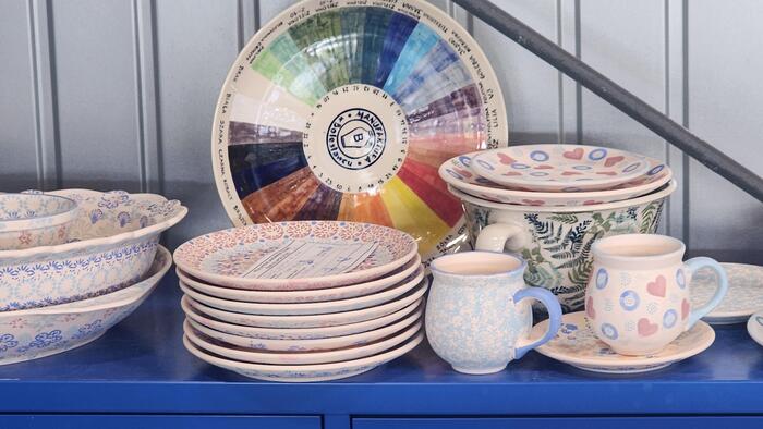 焼きあがった時の色のチャートを参考にします