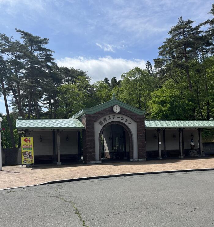 童話村の入口である「銀河ステーション