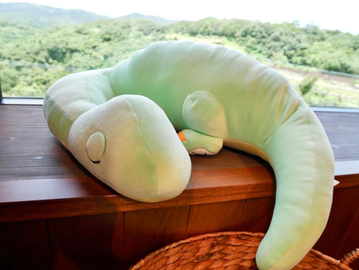 かわいい恐竜のぬいぐるみ