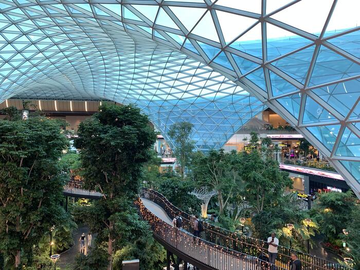 素敵なガーデン　空港内