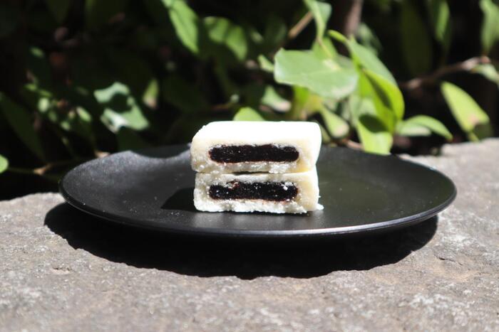 なつめあん菓子の断面