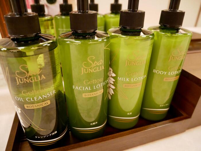 スパ ジャングリアのアメニティ
