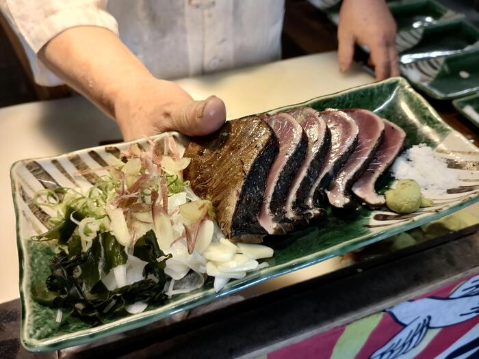 カツオのたたき　盛り合わせ