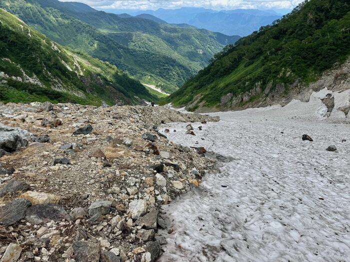 白馬岳　日本百名山　白馬大雪渓　長野県　富山県