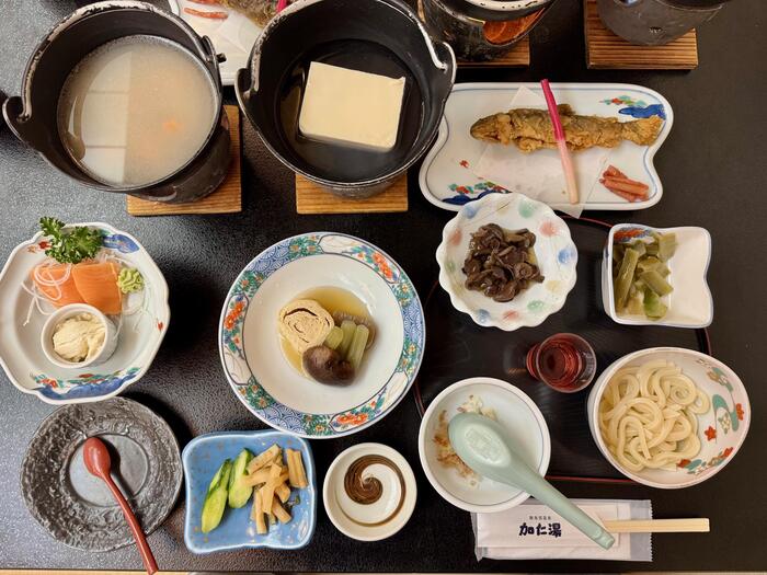 奥鬼怒温泉郷　加仁湯　栃木県　日光市　夕食