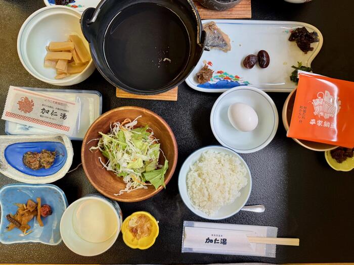 奥鬼怒温泉郷　加仁湯　栃木県　日光市　朝食