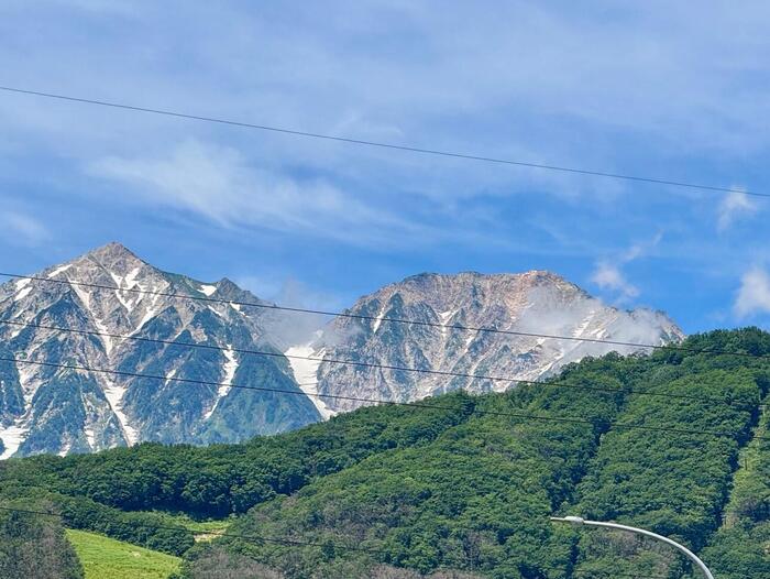 白馬三山　日本百名山　白馬岳　長野県　富山県