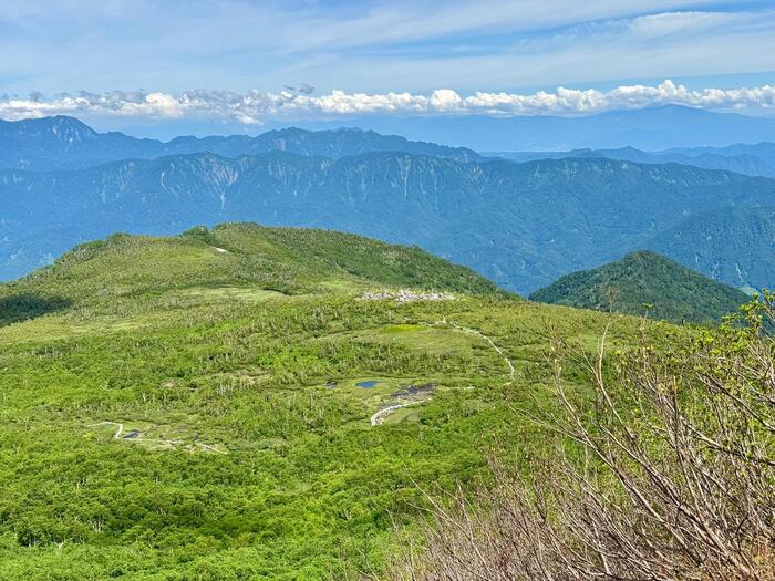 白馬岳　日本百名山　天狗原　長野県　富山県