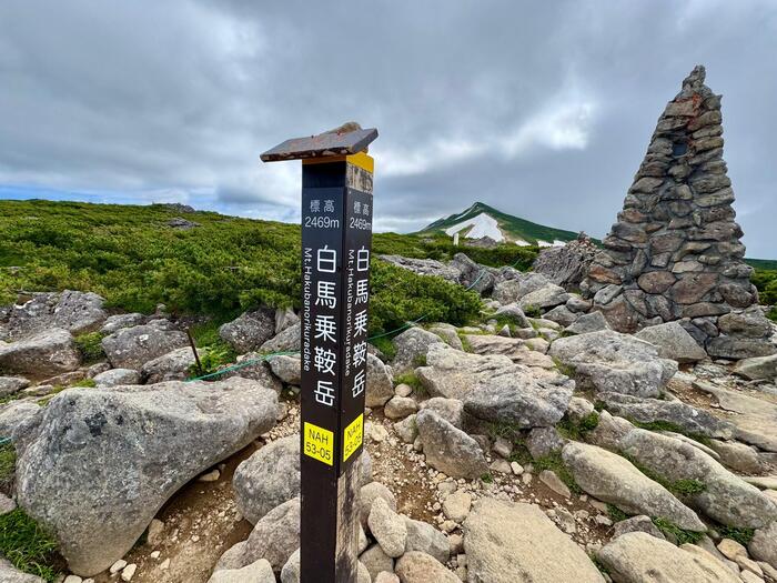 白馬岳　日本百名山　白馬乗鞍岳　長野県　富山県