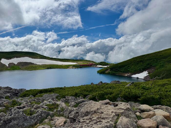 白馬岳　日本百名山　白馬大池　白馬大池山荘　長野県　富山県