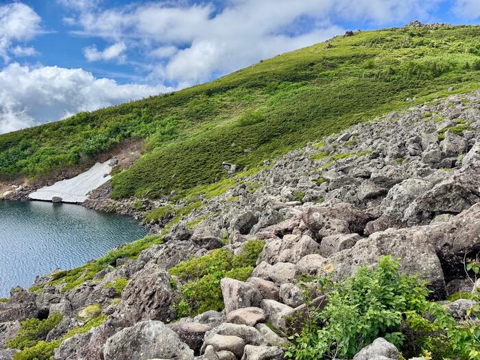 白馬岳　日本百名山　白馬大池　白馬大池山荘　長野県　富山県
