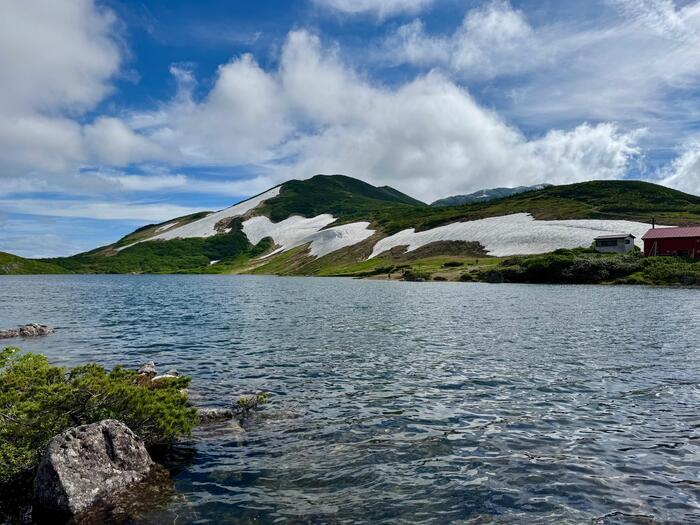 白馬岳　日本百名山　白馬大池　白馬大池山荘　長野県　富山県