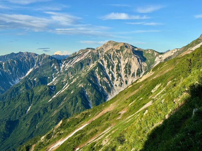 白馬岳　日本百名山　白馬三山　杓子岳　長野県　富山県