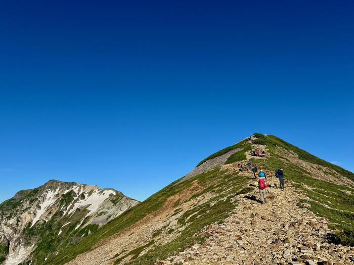 白馬岳　日本百名山　小蓮華山　長野県　富山県