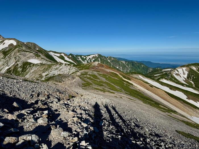 白馬岳　日本百名山　長野県　富山県　三国境