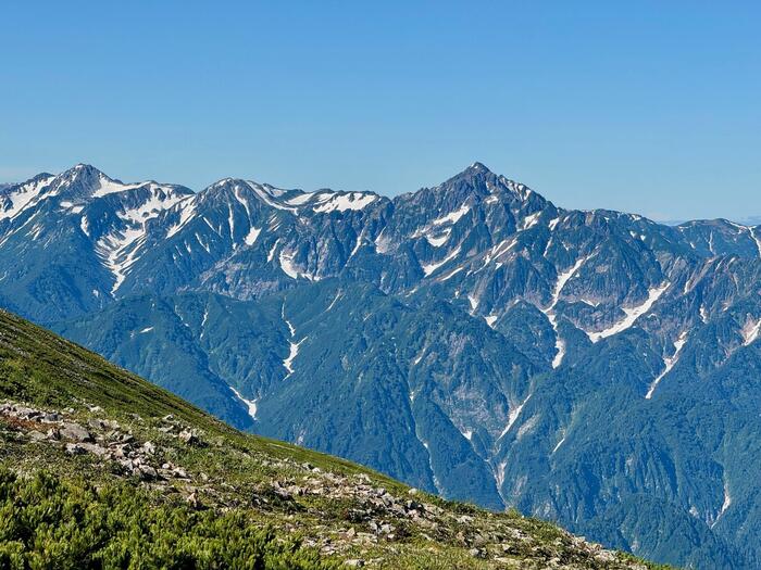 白馬岳　日本百名山　立山連峰　剱岳　白山　長野県　石川県