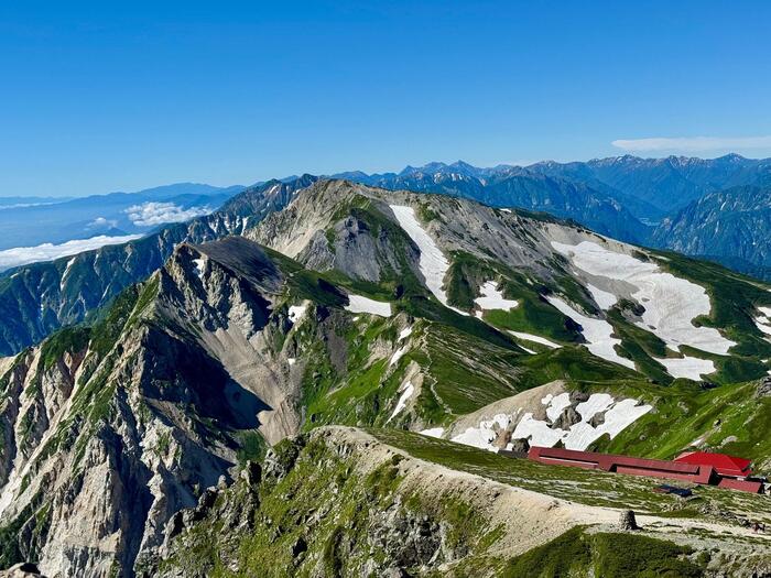 白馬岳　日本百名山　白馬三山　杓子岳　白馬鑓ヶ岳　長野県　石川県