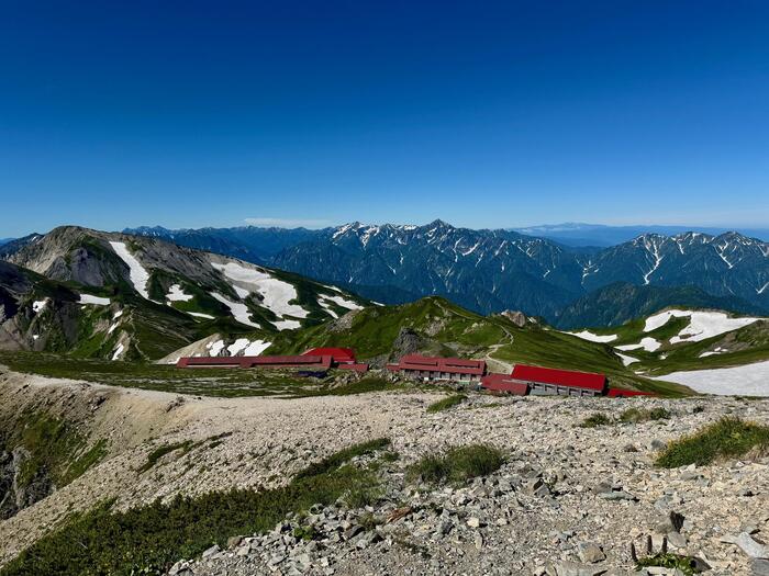 白馬岳　日本百名山　白馬山荘　長野県　富山県