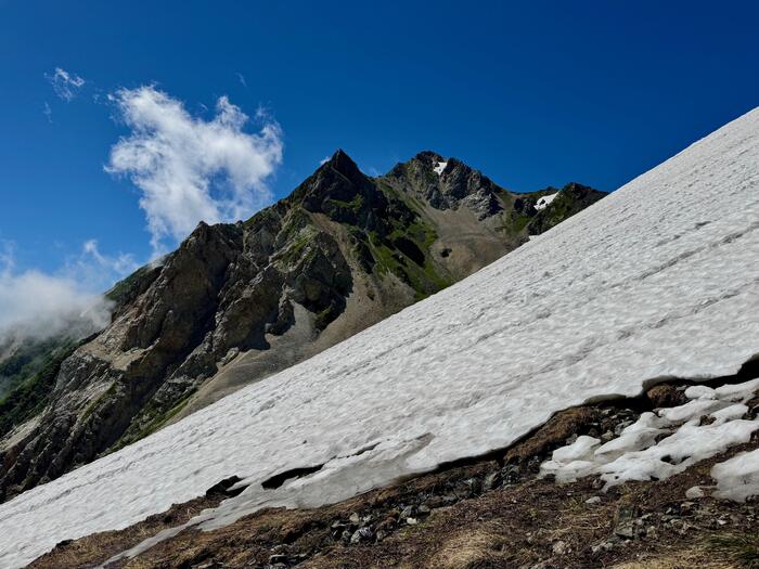 白馬岳　日本百名山　白馬大雪渓　長野県　富山県