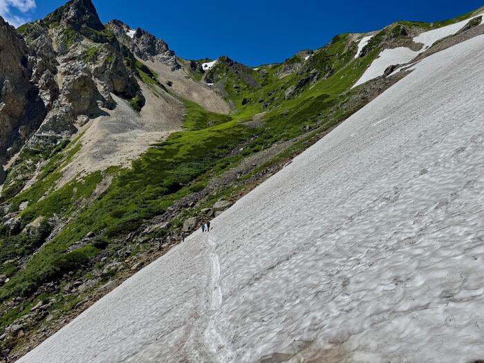 白馬岳　日本百名山　白馬大雪渓　長野県　富山県