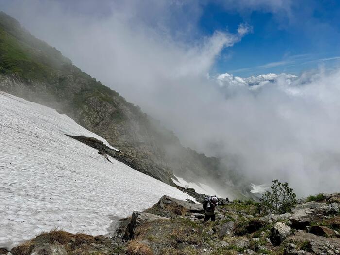 白馬岳　日本百名山　白馬大雪渓　長野県　富山県