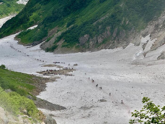 白馬岳　日本百名山　白馬大雪渓　長野県　富山県