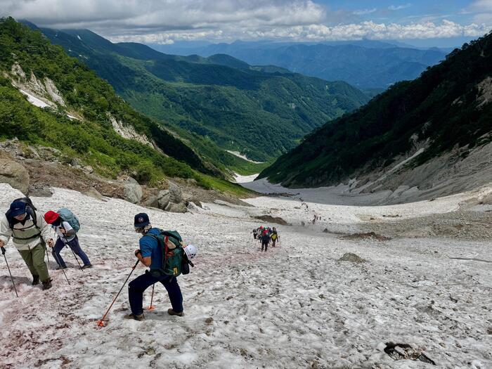 白馬岳　日本百名山　白馬大雪渓　長野県　富山県