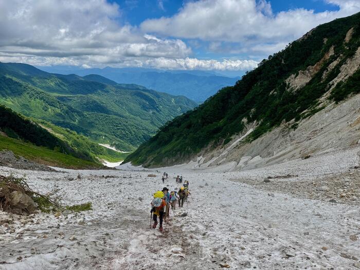 白馬岳　日本百名山　白馬大雪渓　長野県　富山県