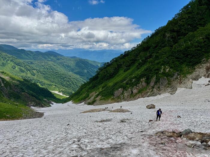 白馬岳　日本百名山　白馬大雪渓　長野県　富山県