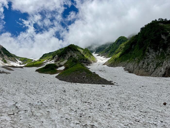 白馬岳　日本百名山　白馬大雪渓　長野県　富山県