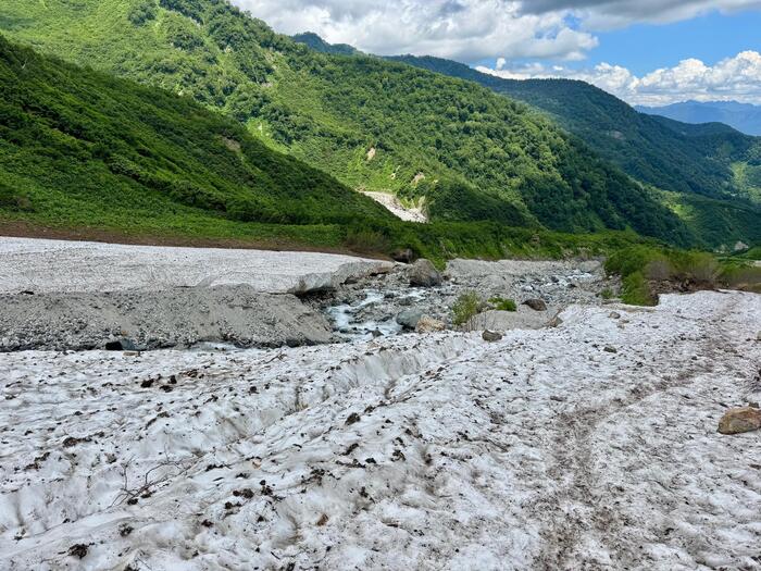 白馬岳　日本百名山　白馬大雪渓　長野県　富山県
