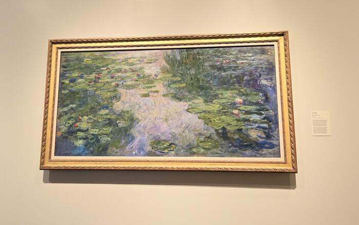 ＜印象派絵画の代表とも言えるモネの「睡蓮」＞