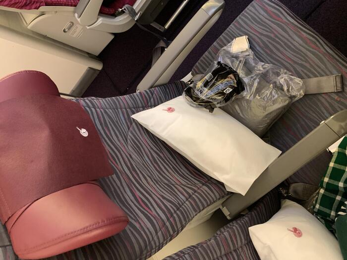 機内の快適さとサービス内容