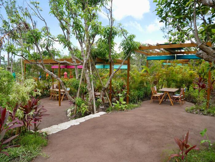 ワイルド バンケットのテラス席