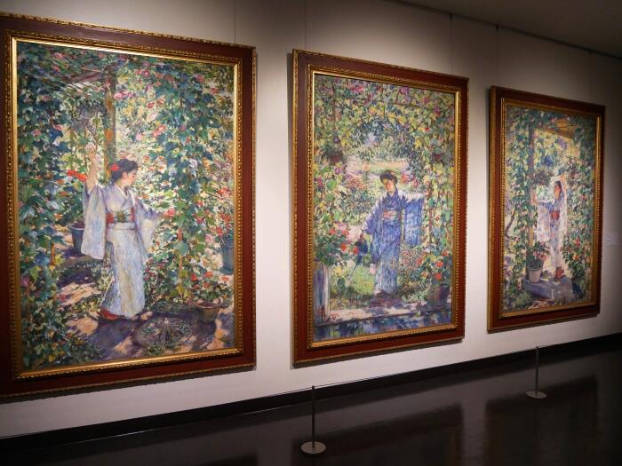 児島虎次郎の大作「朝顔」