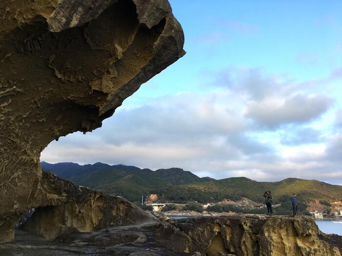 松本峠道 世界遺産・鬼ヶ城の海食洞